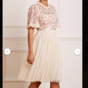 NEW Rosie Lace Floral Print Midi Dress from Needle & Thread